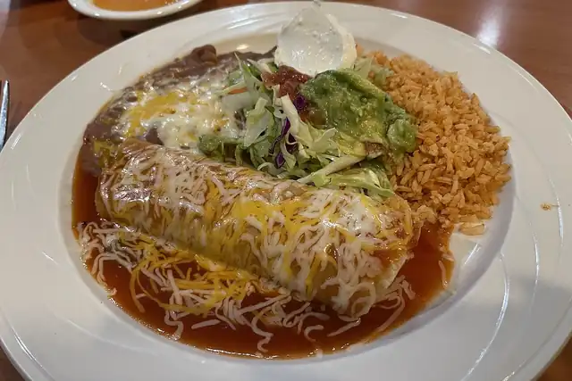 Red Chicken Enchiladas