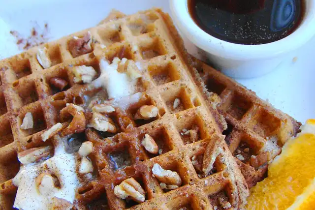 Pumpkin Spice Waffles